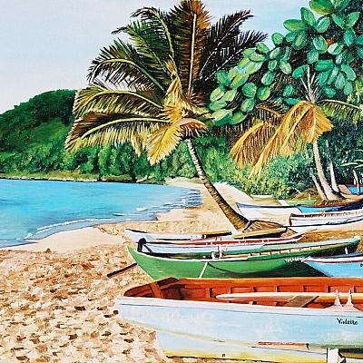 Barques à St-Barthélémy